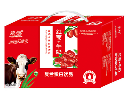 紅棗+牛奶復(fù)合蛋白飲品禮盒